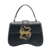 Iconische Slangen Dames Tassen Collectie Just Cavalli , Black , Dames