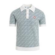 Witte T-shirts & Polo's Aw24 Casablanca , Blue , Heren