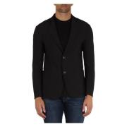 Geborduurde stretchstofjas Emporio Armani , Black , Heren