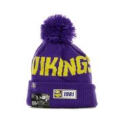 Sport Gebreide Pom Pom Hoed New Era , Purple , Dames