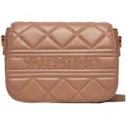 Beige Gewatteerde Flap Handtas met Verstelbare Band Valentino by Mario...