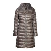 Grijze Jas Dames Stijlvolle Mode Herno , Gray , Dames