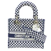 Pre-owned Fabric dior-bags Dior Vintage , Blue , Dames