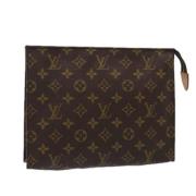 Pre-owned Canvas pouches Louis Vuitton Vintage , Brown , Dames