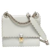 Pre-owned Leather fendi-bags Fendi Vintage , White , Dames