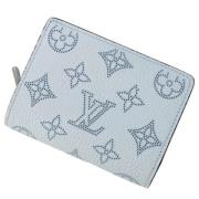 Pre-owned Leather wallets Louis Vuitton Vintage , Blue , Dames