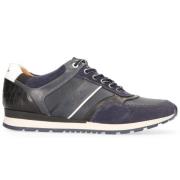 Blauwe vetersneaker, modern ontwerp Australian , Blue , Heren