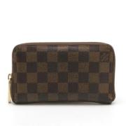 Pre-owned Plastic wallets Louis Vuitton Vintage , Brown , Dames