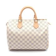 Pre-owned Leather louis-vuitton-bags Louis Vuitton Vintage , White , D...