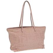 Pre-owned Leather totes Fendi Vintage , Pink , Dames