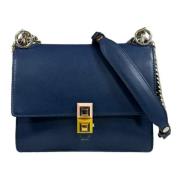 Pre-owned Leather fendi-bags Fendi Vintage , Blue , Dames