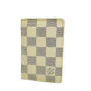 Pre-owned Fabric wallets Louis Vuitton Vintage , White , Dames