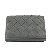 Pre-owned Leather wallets Bottega Veneta Vintage , Gray , Heren