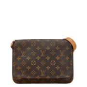 Pre-owned Canvas louis-vuitton-bags Louis Vuitton Vintage , Brown , Da...