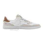 Mega T White/Leopard Hidnander , White , Dames