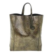 Pre-owned Leather handbags Bottega Veneta Vintage , Gray , Dames