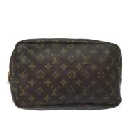 Pre-owned Canvas clutches Louis Vuitton Vintage , Brown , Dames