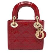 Pre-owned Leather totes Dior Vintage , Red , Dames