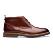 Comfortabele Heren Enkellaars - Bruin Clarks , Brown , Heren