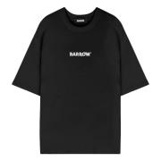 T-shirt Bubble Lettertype Barrow , Black , Unisex