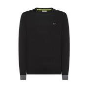 Stijlvolle O-Neck Jumpers Sun68 , Black , Heren