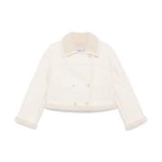 Witte Jassen met Bloemenborduursel Ermanno Scervino , White , Dames