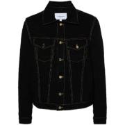 Monogram Jacquard Denim Jack Casablanca , Black , Heren