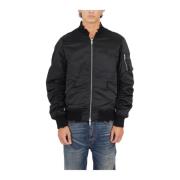 Bomberjack van katoen en nylon Giorgio Brato , Black , Heren