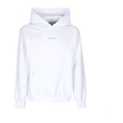 Witte Heren Hoodie met Geribbelde Details Propaganda , White , Heren