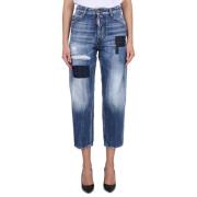 Knoopsluiting Boston Jeans Dsquared2 , Blue , Dames