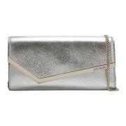 Zachte Clutch Tas Jimmy Choo , Beige , Dames