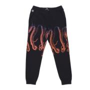 Gradient Sweatpants Zwart Fleece Trainingspak Octopus , Black , Heren