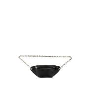 Ketting Schouder Biker Pouch Tas Alexander McQueen , Black , Heren