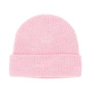 Gebreide Beanie Hoed Gemaakt in China Alexander Wang , Pink , Dames