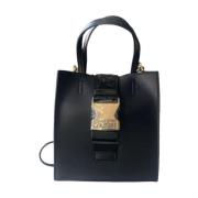 Zwarte handtas met verstelbare band Versace Jeans Couture , Black , Da...