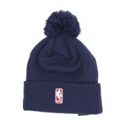 NBA City Night Pom Pom Hat New Era , Blue , Heren