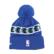 Milwaukee Bucks Pom Pom Beanie Hat New Era , Blue , Heren