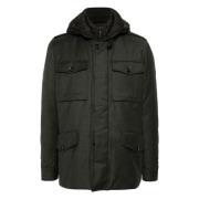 Groene Field Jacket voor Mannen Moorer , Green , Heren