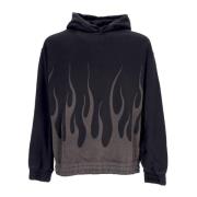 Zwarte Corrosive Flames Hoodie Vision OF Super , Black , Heren