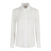 Slim Fit Katoenen Overhemd Remain Birger Christensen , White , Dames