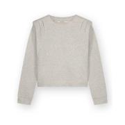 Beige Sweater met Schouderdetails Homage , Beige , Dames