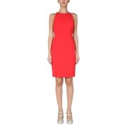 Kleed met uitgesneden detail Boutique Moschino , Red , Dames