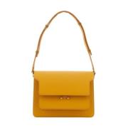 Verstelbare Schouderband Trunk Tas Marni , Yellow , Dames