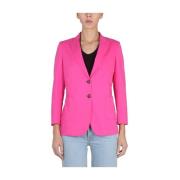 Jasje met puntige revers en knoopsluiting Saulina , Pink , Dames