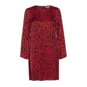 Luipaardprint Jurk Maibritpw Dr 30309053 Part Two , Red , Dames