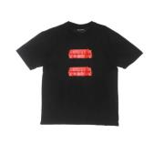 Zwart/Rood Coating Tee Korte Mouw Vision OF Super , Black , Heren