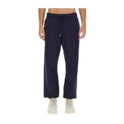 Logo Joggingbroek Regular Fit Katoen Autry , Blue , Heren