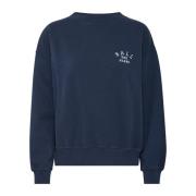 Crewneck Sweatshirt Sky Captain Ball , Blue , Dames