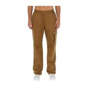 Cargo Pants Regular Fit Made in Italy Family First , Beige , Heren