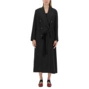 Oversize Callie Coat Gemaakt in Italië UMA Wang , Black , Dames